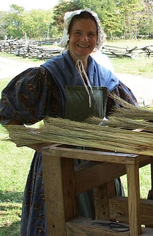 Debra Reid at Lincoln Log Cabin Harvest Frolic Oct 7 2007