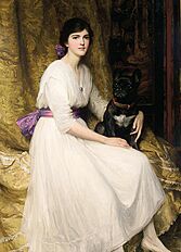 Dicksee-Portrait of the Artist's Niece, Dorothy-1917