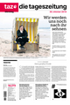 Die Tageszeitung front page 2018-10-30