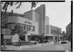 EAST SIDE AND NORTH FRONT DURING REMODELING - Greyhound Bus Terminal, New York Avenue and Eleventh Street Northwest, Washington, District of Columbia, DC HABS DC,WASH,431-1