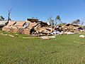 EF3 damage to a brick home near Sawyerville, Alabama