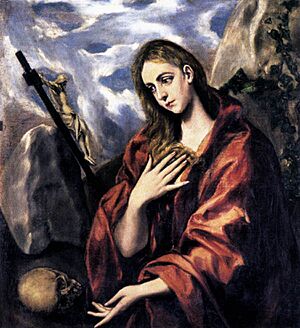 El Greco - Mary Magdalen in Penitence - WGA10476