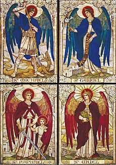 Four Archangels, St John's Church, Warminster, Wiltshire