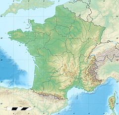 location in Aquitaine and France