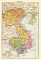 1930 Map of French Indochina 