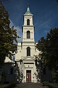 Front kościoła św Wojciecha w Kielcach