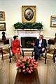 George W. Bush & Gloria Macapagal-Arroyo in the Oval Office 2003-05-19