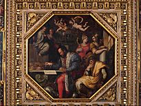 Giorgio Vasari - Cosimo studies the taking of Siena - Google Art Project