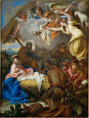Giovanni Benedetto Castiglione - The Adoration of the Shepherds - WGA4542