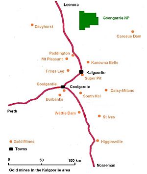Gold mines Kalgoorlie