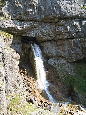 Gordale Scar waterfall