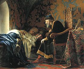 Grigory Sedov - Ivan the Terrible admiring Vasilisa Melentieva