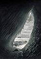 Grotto in an iceberg, Herbert George Ponting, original