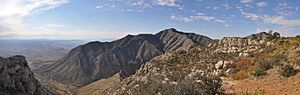 Guadalupe Peak from Bowl Trail