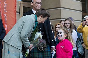 HRH The Princess Royal visits Paisley. (10297783076)