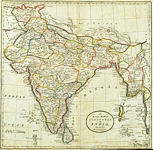 Hindoostan map 1814