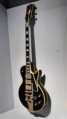 Jimmy Page's "Black Beauty" 1960 Gibson Les Paul Custom (serial no. 06130) - Play It Loud. MET (2019-05-13 18.41.11 by Eden, Janine and Jim)