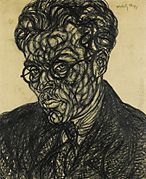 László Moholy-Nagy - Self Portrait, 1918