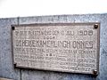 Leiden - Kamerlingh Onnes Building - Commemorative plaque