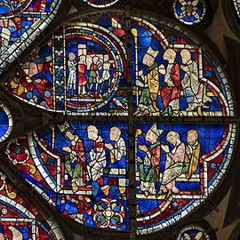 Lincoln Cathedral, Dean's Eye window, N31 Detail (44825300291)