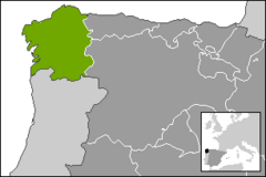 Localización de Galicia