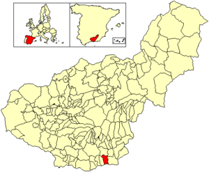 Location of Sorvilán