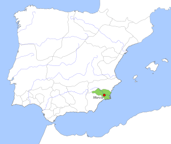 Taifa Kingdom of Murcia, c. 1037.