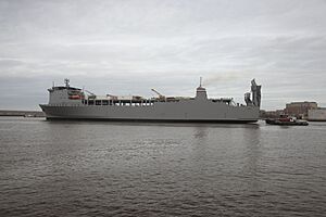 MV Cape Ray (T-AKR-9679) at Norfolk VA in 2014