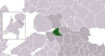 Location of Zwartewaterland