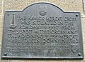 Mercat cross plaque, Hawick
