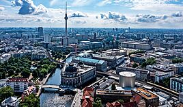 Tiergarten and Mitte skyline