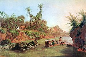 Nahl 1850, Der Isthmus von Panama auf der Höhe des Chagres River