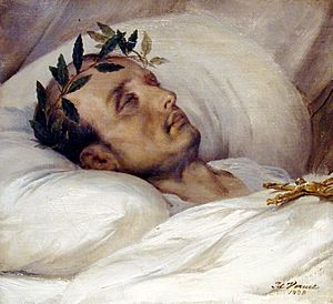 Napoleon sur son lit de mort Horace Vernet 1826