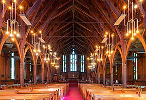 Nave towards sanctuary, St Mary's-in-Holy Trinity