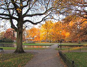 Oranjepark Apeldoorn in de herfst