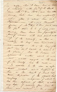 Physician's statement concerning health of General George Rogers Clark 1809