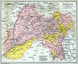 Location of Punjab States Agency
