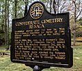 Resaca confederate cemetery sign