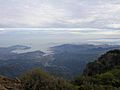 SE view of Summit of Mount Tamalpais near Mill Valley, California