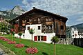 Schwyz Haus Bethlehem und Grosser Mythen