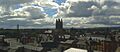 Skyline of Wrexham town centre