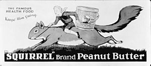 Squirrel peanut butter 1927 ad