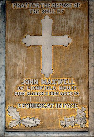St Elizabeth of Portugal Church, Richmond, John Maxwell memorial.jpg