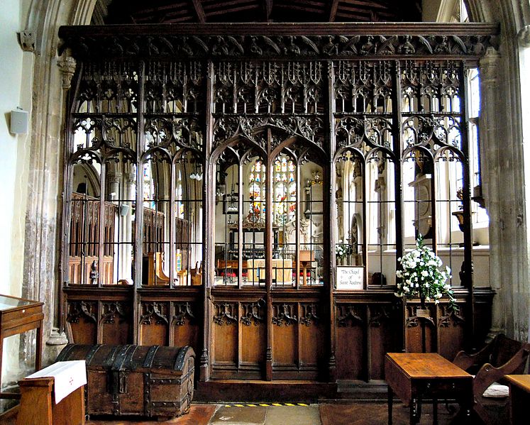 St Marys Hitchin Angel Screen