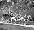 Stagecoach, Knott's Berry Farm, Buena Park, circa 1950