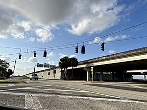 State Road 84 and Interstate 75 at Bonaventure Boulevard, Weston, Florida February 20, 2022