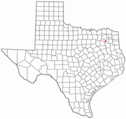 Location of Quitman, Texas