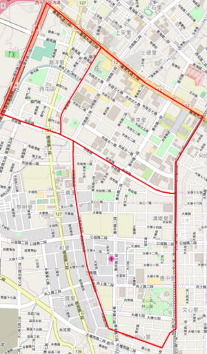 Taichung’s 7th Redevelopment Zone-map