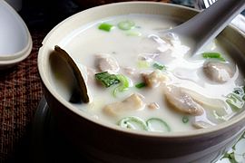 Thai coconut soup