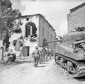 The British Army in Italy 1944 NA16442